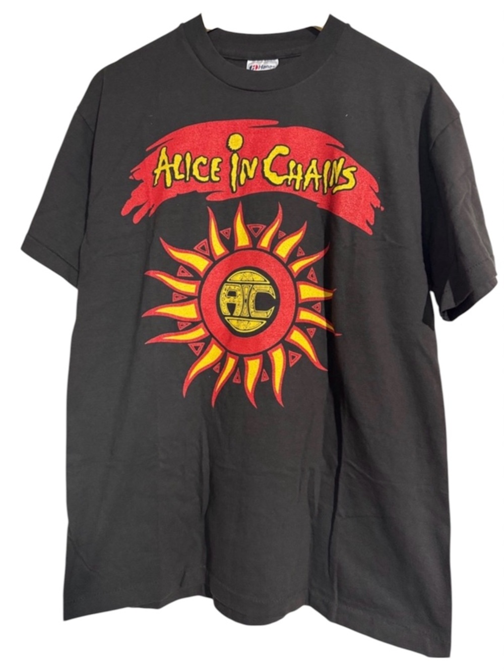 Bootleg- Alice in Chains Black Graphic Band Tee